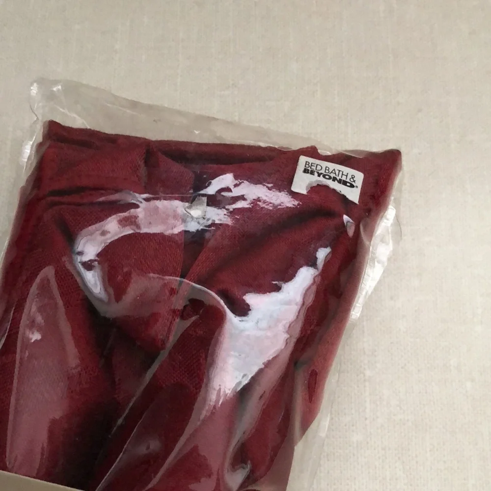 Dasmask Harvest Autumn Gatherings Thanksgiving Napkins Set (4) Burgundy Red‎